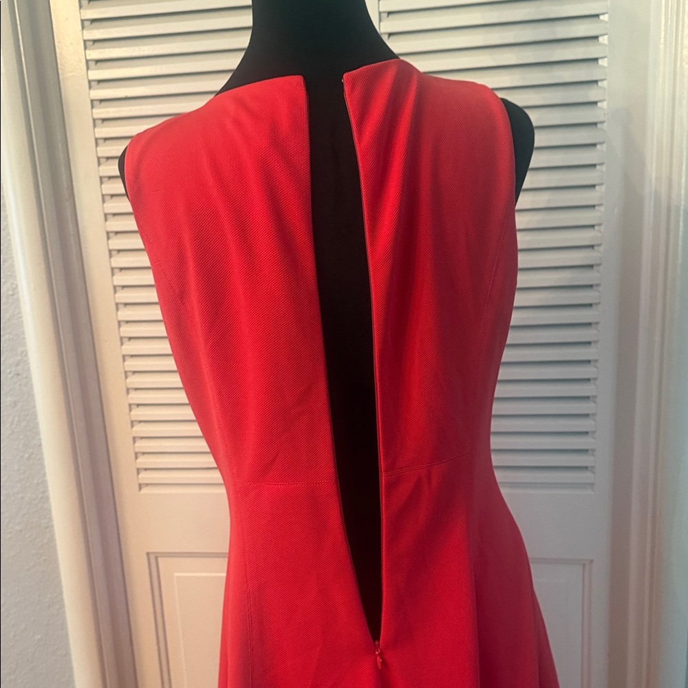 American Living Sleeveless Red Fit-and-Flare Mini Dress - Picture 6 of 6